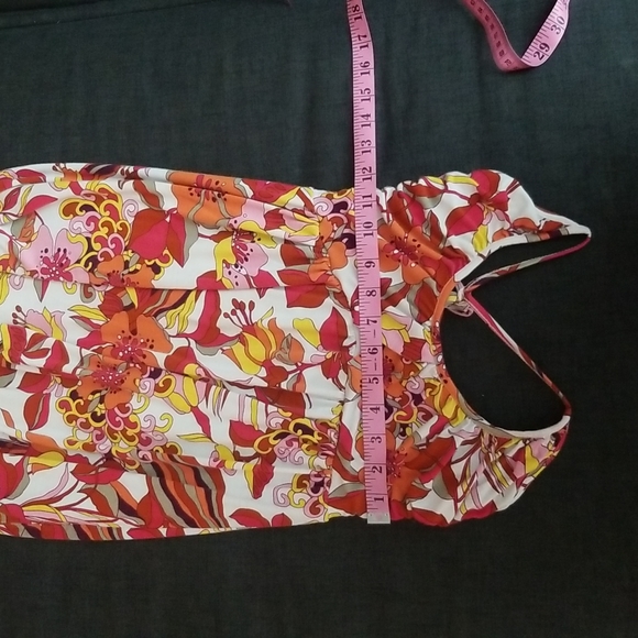 Vintage y2k Does 1970's Bebe Floral Dress SzXS - Picture 7 of 8